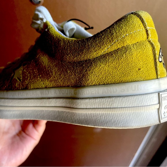 Rare⭐️ Converse One Star OX x Golf Le Fleur Tyler The Creator OG Sulphur M8 W10 - Picture 4 of 16
